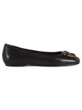 NERO | Ballerine in pelle MAX 03 con placca logo NERO | Ballerine in pelle MAX 03 con placca logo