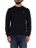 BLU SCURO | Maglia girocollo in misto cotone regular fit BLU SCURO | Maglia girocollo in misto cotone regular fit