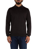 MARRONE | Maglia collo a polo in lana merino extrafine MARRONE | Maglia collo a polo in lana merino extrafine