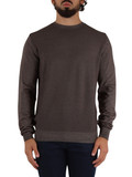 MARRONE | Maglia girocollo in lana merino extrafine MARRONE | Maglia girocollo in lana merino extrafine