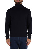 BLU SCURO | Maglia in pura lana merinos Zegna Baruffa Lane Borgosesia BLU SCURO | Maglia in pura lana merinos Zegna Baruffa Lane Borgosesia