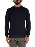 BLU SCURO | Maglia girocollo in lana merino extrafine BLU SCURO | Maglia girocollo in lana merino extrafine