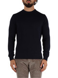 BLU SCURO | Maglia in lana merinos Zegna Baruffa Lane Borgosesia BLU SCURO | Maglia in lana merinos Zegna Baruffa Lane Borgosesia