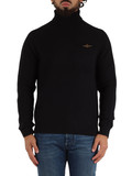 NERO | Maglia collo alto in misto cotone e lana NERO | Maglia collo alto in misto cotone e lana