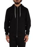 NERO | Felpa in misto cotone con zip e cappuccio NERO | Felpa in misto cotone con zip e cappuccio