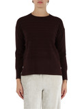 MARRONE | SPORT: Maglia girocollo in misto viscosa TEXAS MARRONE | SPORT: Maglia girocollo in misto viscosa TEXAS