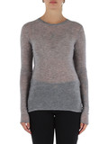 GRIGIO | Maglia in lana ultrafine PICO con micropaillettes GRIGIO | Maglia in lana ultrafine PICO con micropaillettes