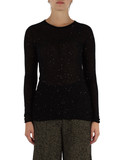 NERO | Maglia in lana ultrafine PICO con micropaillettes NERO | Maglia in lana ultrafine PICO con micropaillettes
