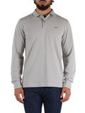 GRIGIO CHIARO | Polo manica lunga in cotone piquet GRIGIO CHIARO | Polo manica lunga in cotone piquet
