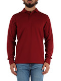 BORDEAUX | Polo manica lunga in cotone piquet BORDEAUX | Polo manica lunga in cotone piquet