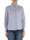 BIANCO | Camicia in cotone con stampa a righe BIANCO | Camicia in cotone con stampa a righe
