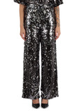 NERO | WEEKEND: Pantalone paillettato CABREO1234