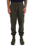VERDE SCURO | Pantaloni sportivi cargo in cotone felpato VERDE SCURO | Pantaloni sportivi cargo in cotone felpato