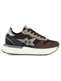 NERO | Sneakers in pelle e tessuto BIG STARGIRL MIX MATERIAL NERO | Sneakers in pelle e tessuto BIG STARGIRL MIX MATERIAL