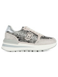 GRIGIO | Sneakers in pelle ed ecopelle AMAZING 25 con strass GRIGIO | Sneakers in pelle ed ecopelle AMAZING 25 con strass