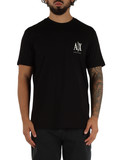NERO | T-shirt in cotone con ricamo logo frontale NERO | T-shirt in cotone con ricamo logo frontale