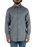 BLU CHIARO | Camicia regular fit in cotone con ricamo logo BLU CHIARO | Camicia regular fit in cotone con ricamo logo