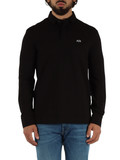 NERO | Polo manica lunga slim fit in cotone piquet NERO | Polo manica lunga slim fit in cotone piquet