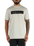 PANNA | T-shirt in cotone regular fit con stampa logo frontale PANNA | T-shirt in cotone regular fit con stampa logo frontale