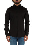 NERO | Camicia slim fit in cotone stretch