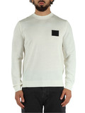OFF WHITE | Maglia in misto lana vergine con patch logo OFF WHITE | Maglia in misto lana vergine con patch logo
