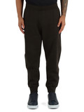 MARRONE | Pantaloni sportivi in cotone garzato
