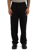 NERO | Pantaloni sportivi in misto cotone con placca logo NERO | Pantaloni sportivi in misto cotone con placca logo