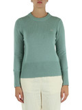 VERDE ACQUA | Maglia girocollo in misto lana merino e cashmere VERDE ACQUA | Maglia girocollo in misto lana merino e cashmere