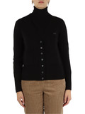 NERO | Cardigan in misto lana merino e cashmere