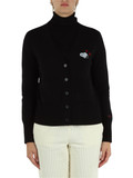 NERO | PEANUTS: Cardigan in misto lana merino e cashmere NERO | PEANUTS: Cardigan in misto lana merino e cashmere