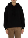 NERO | Maglia bouclé con cappuccio in misto alpaca NERO | Maglia bouclé con cappuccio in misto alpaca