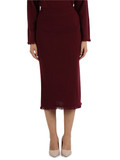 BORDEAUX | Gonna midi in lana merino e cashmere BORDEAUX | Gonna midi in lana merino e cashmere