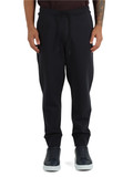 BLU SCURO | Pantaloni sportivi in cotone stretch con scritta logo a rilievo BLU SCURO | Pantaloni sportivi in cotone stretch con scritta logo a rilievo