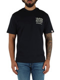 BLU SCURO | T-shirt in cotone con ricamo logo frontale BLU SCURO | T-shirt in cotone con ricamo logo frontale