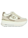 PANNA | Sneakers LIU JO MAXI WONDER PLUS 01 con glitter PANNA | Sneakers LIU JO MAXI WONDER PLUS 01 con glitter