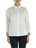 BIANCO | Camicia in cotone con paillettes BIANCO | Camicia in cotone con paillettes