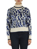 PANNA | JEANS: Maglia collo alto con motivo decorativo PANNA | JEANS: Maglia collo alto con motivo decorativo