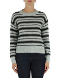 GRIGIO | JEANS: Maglia girocollo in misto lana e alpaca GRIGIO | JEANS: Maglia girocollo in misto lana e alpaca