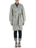 GRIGIO | JEANS: Maxi cardigan in misto lana GRIGIO | JEANS: Maxi cardigan in misto lana
