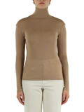 BEIGE | WEEKEND: Maglia collo alto TESEO in lana e seta BEIGE | WEEKEND: Maglia collo alto TESEO in lana e seta