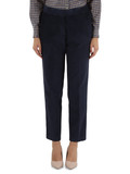 BLU | Pantalone in velluto millerighe di cotone e viscosa BLU | Pantalone in velluto millerighe di cotone e viscosa