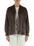 TORTORA | Giacca in velluto con micro paillettes TORTORA | Giacca in velluto con micro paillettes