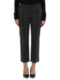 GRIGIO | Pantaloni cropped slim fit in misto viscosa GRIGIO | Pantaloni cropped slim fit in misto viscosa