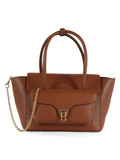 CUOIO | Borsa a mano COCCINELLE DOUBLE BEAT Medium CUOIO | Borsa a mano COCCINELLE DOUBLE BEAT Medium