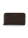 MARRONE | Portafoglio in pelle martellata METALLIC SOFT MARRONE | Portafoglio in pelle martellata METALLIC SOFT