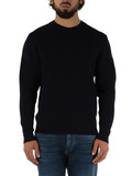 BLU SCURO | Maglia girocollo in misto lana vergine BLU SCURO | Maglia girocollo in misto lana vergine