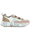 BIANCO | Sneakers in suede e tessuto tecnico CLUB 105