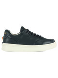 BLU SCURO | Sneakers in pelle con scritta logo BLU SCURO | Sneakers in pelle con scritta logo