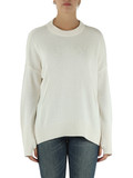 OFF WHITE | Maglia girocollo in cotone con scritta logo OFF WHITE | Maglia girocollo in cotone con scritta logo