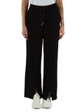 NERO | Pantaloni sportivi gamba larga in misto viscosa NERO | Pantaloni sportivi gamba larga in misto viscosa